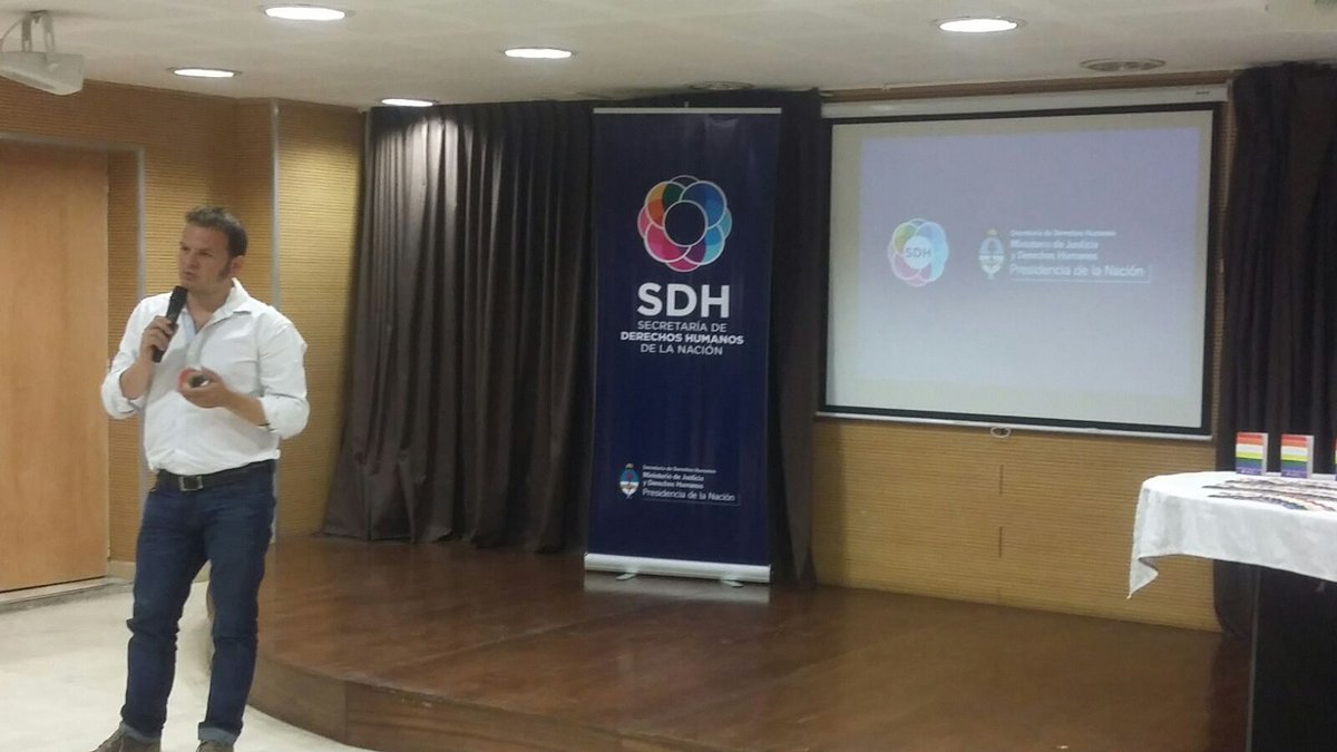 charlypisoni's tweet photo. Estamos en la presentación de la Guía de Derechos para Personas Trans en el salón Mignone de la @SDHArgentina https://t.co/OYTclx5gbR