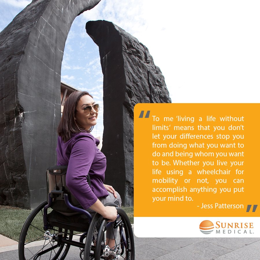 SunriseMedical's tweet photo. New on #EducationinMotionBlog: Wheel Life Story with Jessica! https://t.co/Tdqp2yHYyq https://t.co/T80Im7aMqD