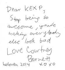 quilty3000's tweet image. Thanks for the suggestion @courtneymelba ! #theyfinallylookedinthesuggestionbox #kexp #gettingreadytomove