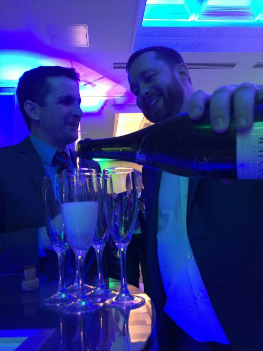 AP_SoftwareDev's tweet image. Celebrating our win @DeloitteIreland #fast50 and we also have champagne on the table @LimerickChamber to toast too!