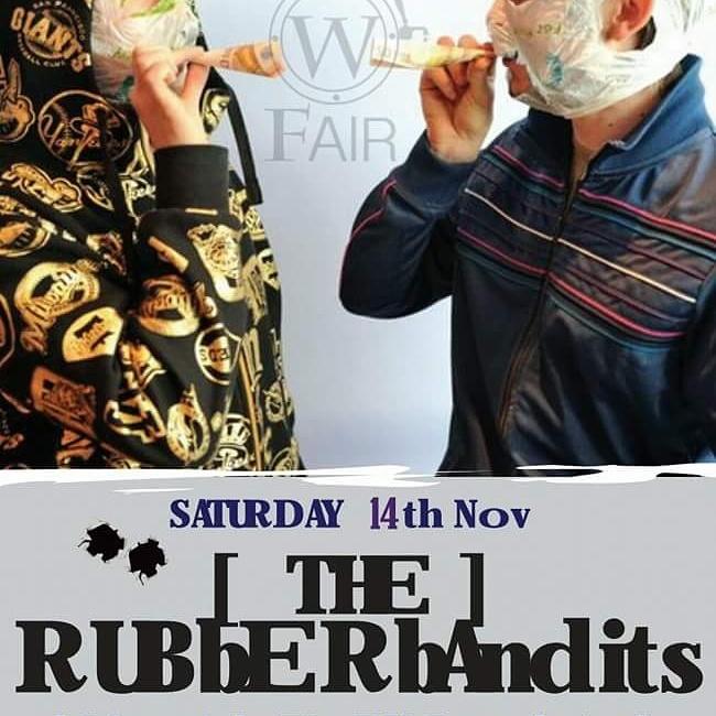 WhiskeyFair's tweet photo. This time tomorrow the @Rubberbandits will rock @WhiskeyFair @Nightdublin @moonbert https://t.co/nrNeVHga34