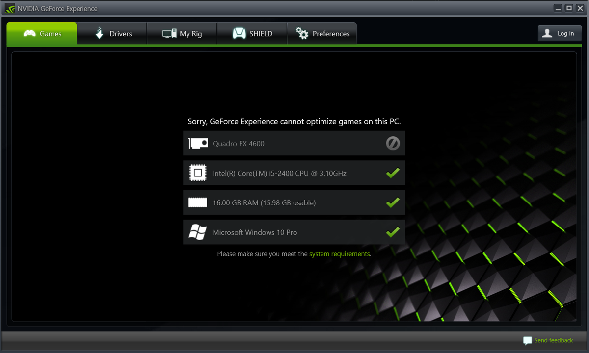 SE_7777777_EN's tweet image. @NVIDIAGeForce I put in different card but no #checkagain or #refresh button avail Is the plan to reinstall app? #UX