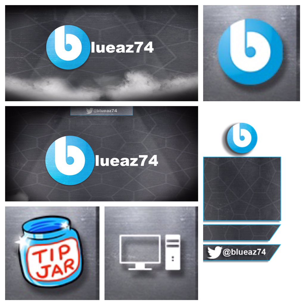 BlueAz74's tweet image. Big S/O and thanks to the guys at @derpwerk put together a nice twitch package for me,Recommend them! #graphicdesign