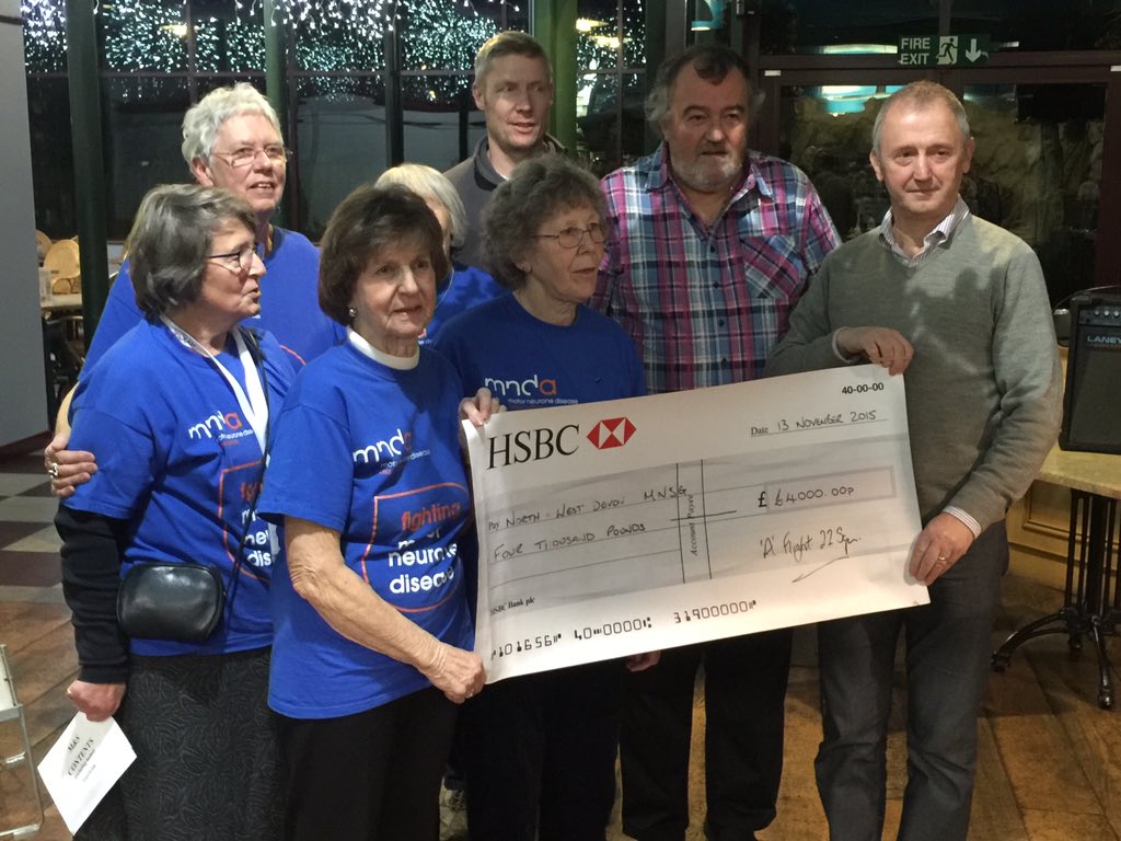 That's what you call a surprise! <a href="/22Squadron/">#Farewell22Squadron</a> present a surprise £4,000 to #ndevon <a href="/mndassoc/">MND Association</a> at tonight's MND Quiz!