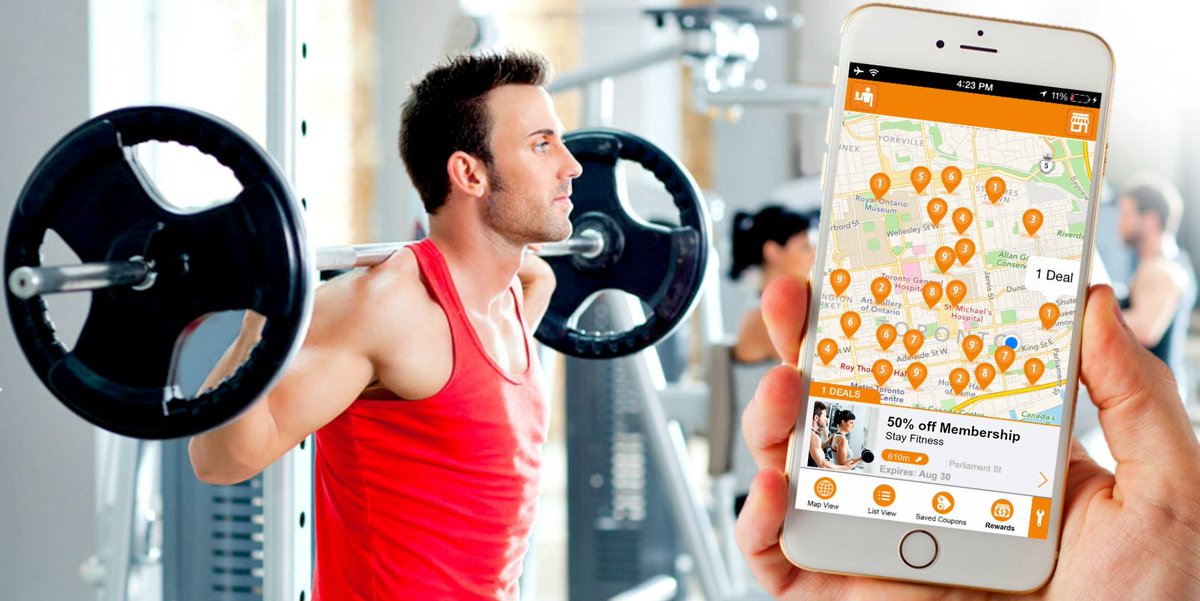 ImpulsivityApp's tweet photo. Find lots of #gym deals in #Toronto with #ImpulsivityApp #iOS: https://t.co/jkRGyxHgXr #fitness #deals #workout #fit https://t.co/bZU29gAaFO