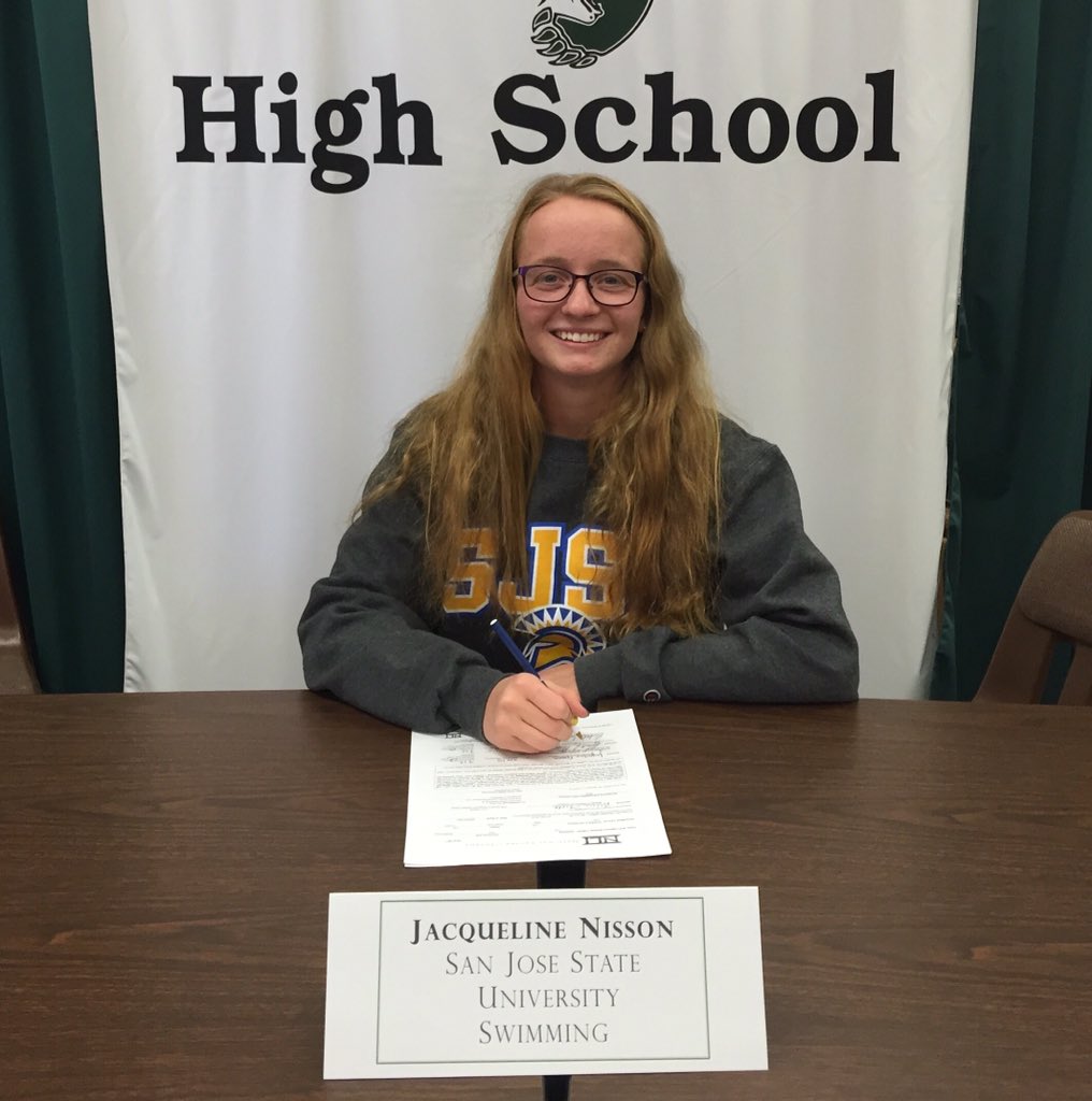 swimjx's tweet photo. IT'S OFFICIAL๐๐ #sjsuswim #spartanup https://t.co/bY0I7Vs7Xw