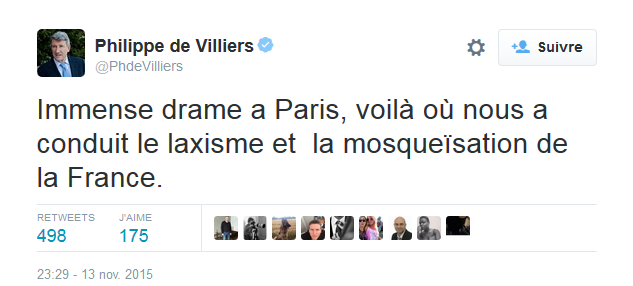 yarvic's tweet photo. #fusillade Patriotes ? Vraiment ?

Aucune pensée pr victimes &amp; forces de sécurité
L'ex droite ê en train de bander. https://t.co/1eEvoExTlp