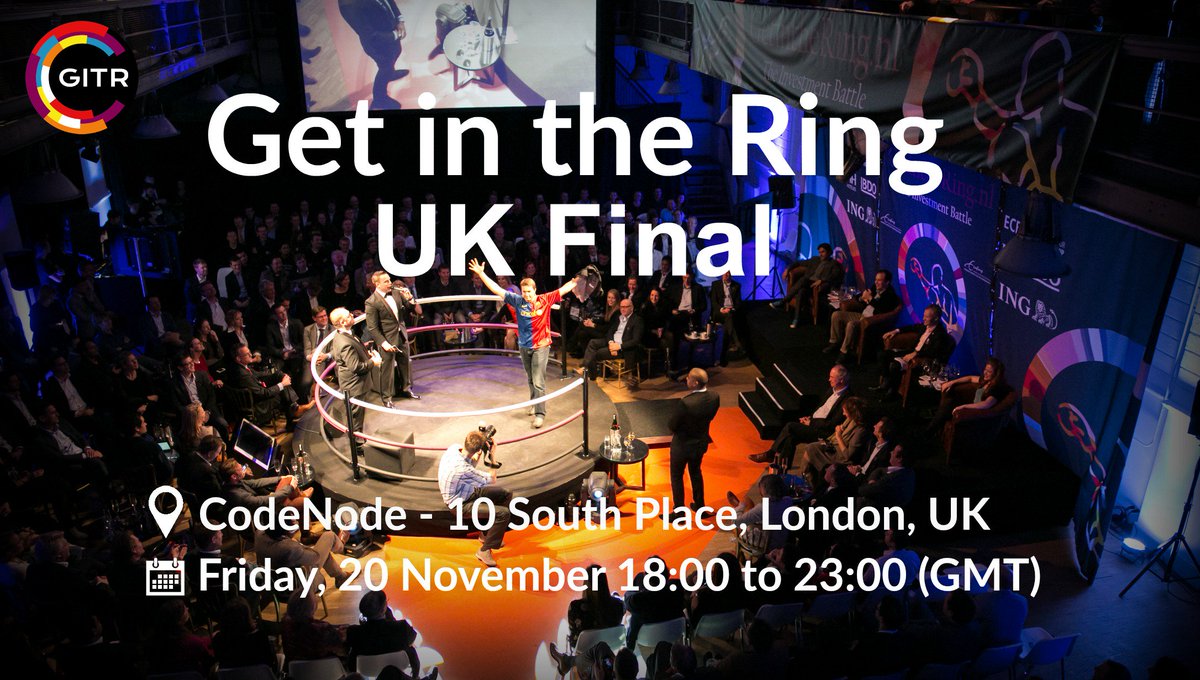 GITRUK's tweet photo. Watch top #startups face-off in a real boxing ring. https://t.co/8gxRFvfHGR #GITR15 #GEWMakeIT https://t.co/OPIjY4QMZ6