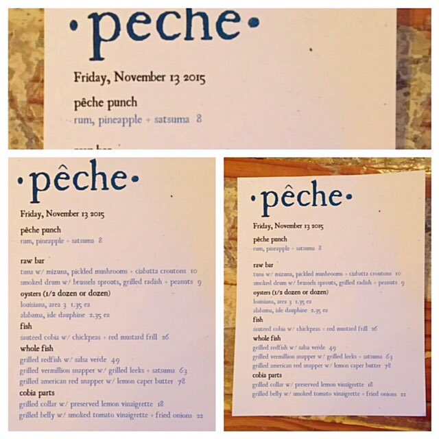 PecheNOLA's tweet photo. Look at all those whole fish!!! #GrilledRedfish #GrilledSnapper #PecheDinnerSpecials #NewOrleansDinnerSpecials https://t.co/vbFFzzjyrS