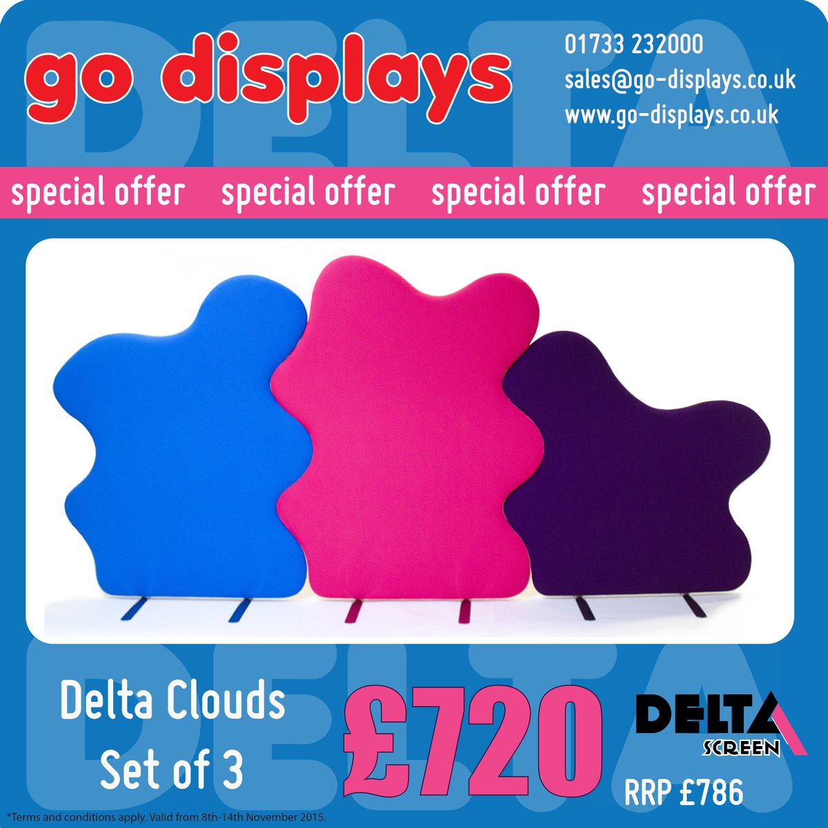 godisplays's tweet image. Special Offer! #funkyscreens #clouds #partitionscreen #deals
