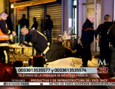 mileniotv's tweet image. Agustín García López  ofrece teléfonos de emergencia en la embajada francesa mile.io/AoQSHa