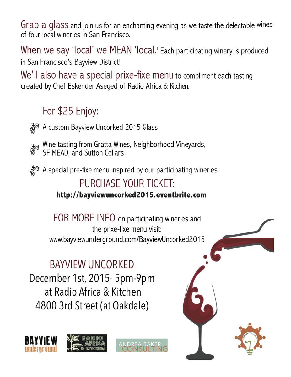 Meaghan_M's tweet photo. Ever tried wine from grapes grown in SF? We're taking local wineries to a new level. https://t.co/JYekz5oGMl JOIN US https://t.co/6VA0XEd6xq
