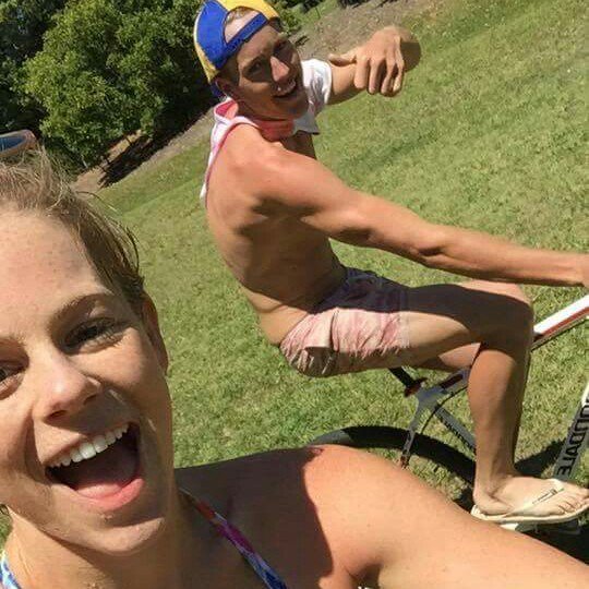 richards_kane's tweet photo. Love a good rest day, especially with this lil kid haha #rest #key #trainingbuddy #creekswims #shacka #head #tria... https://t.co/o0WTWJqRGH