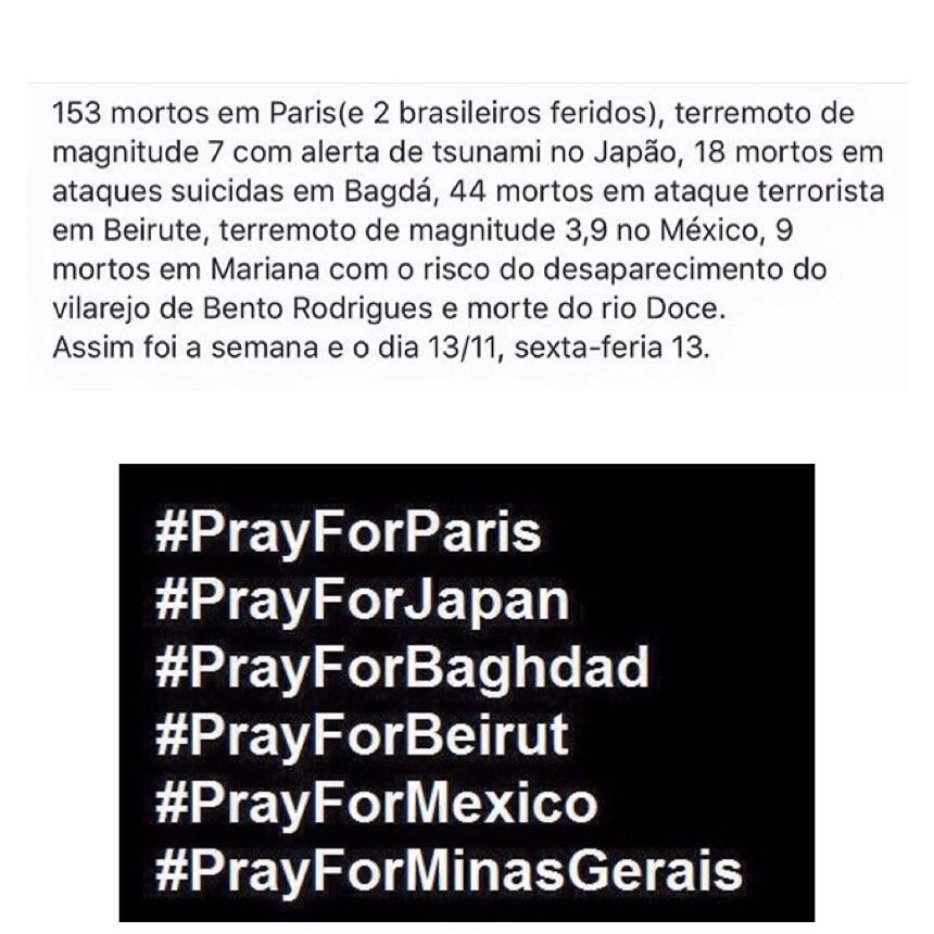 AndreEtzberger's tweet photo. #prayforparis🇫🇷 #prayforjapan #prayforbaghdad #prayformexico #prayforminasgerais #prayforbeirut https://t.co/wxLp5w65iu