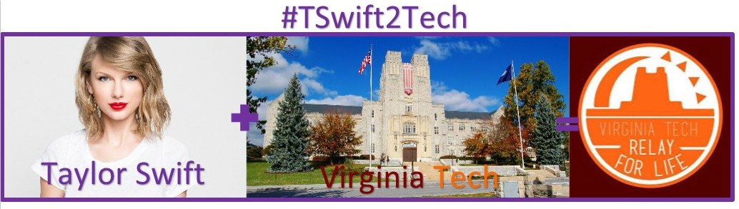 BBurgGiver's tweet photo. Let's get @taylorswift13 to @VTRelay #TSwift2Tech Share the Picture :) https://t.co/mgScUgE758