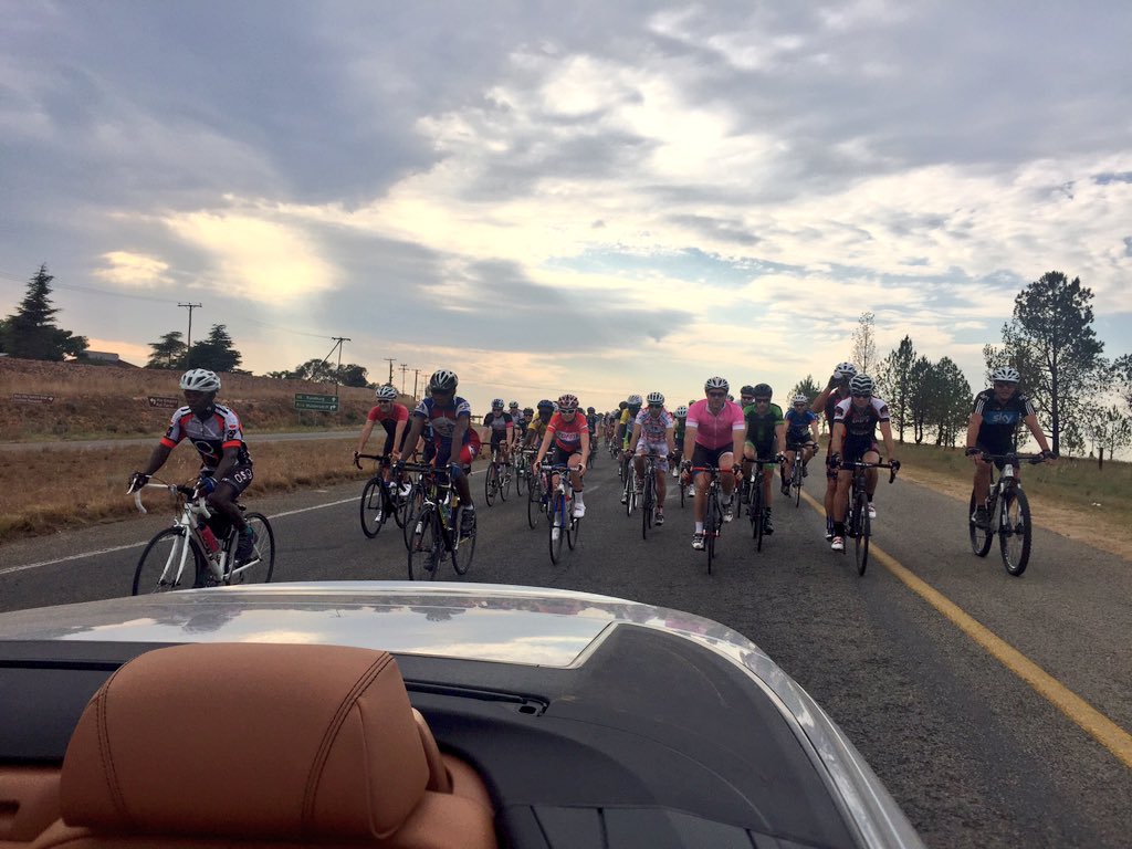 Voxwomen's tweet image. Action woman and race director @TanyaHarford controlling the ride #CCTwitter @momentum947