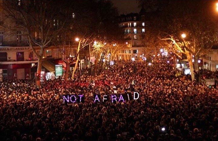 Foxing's tweet photo. The people of Paris are resilient and inspiring. https://t.co/Bqry9Za2HH