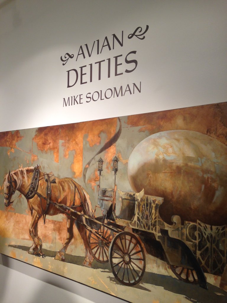 Van_ArtAttack's tweet photo. What an amazing show at @KimotoGallery by #VanArtAttack artist Mike Soloman! https://t.co/hTQ4QH7CWI