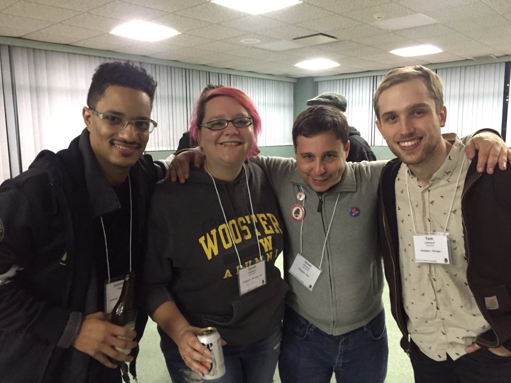 nycDSA's tweet photo. Know what these are? Beautiful, beautiful socialists. #DSAcon15 https://t.co/D3cqCzkcQI