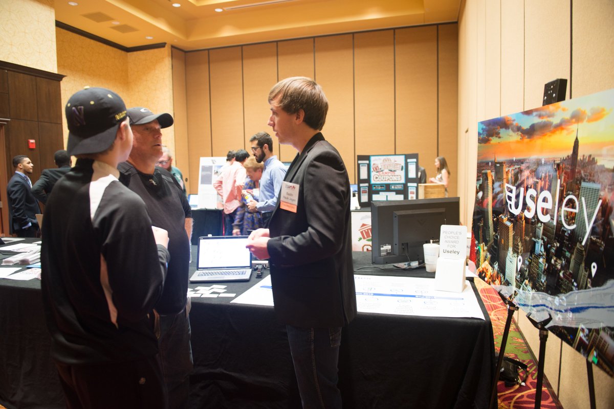 IllinoisStateU's tweet photo. Kudos to ISU student Kameron Carpenter, winner of 2015 #StartupISU Showcase! Created the Bow Lap Strap for hunters. https://t.co/FfZICVYbIx