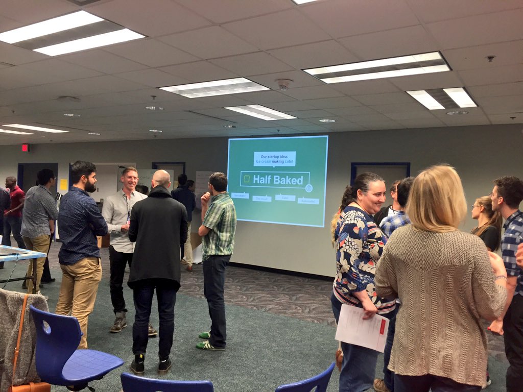 We're getting Half Baked here at #SWGreenville 😌 #icebreaker
