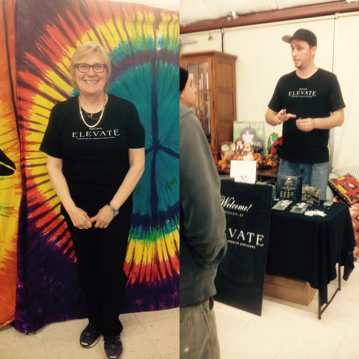 itsGoodPot's tweet photo. Meet Garrett Gordon, Extractionist and the 1 &amp; only Margie @margiespotshop until 6pm today! 10% off Elevate product! https://t.co/lvuZwsI51T
