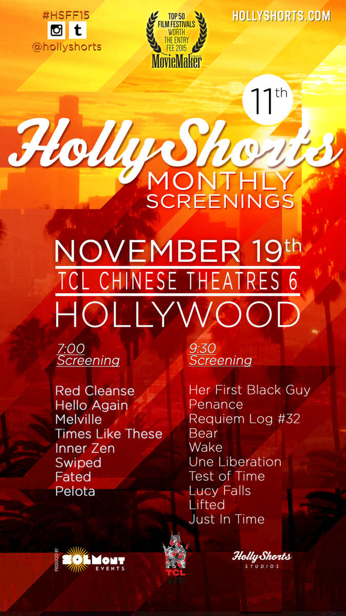 TheMPR's tweet photo. @HollyShorts Nov. Monthly Screening... 
Discount Code: MERCURY on tickets..
#HSFF15 
https://t.co/wnD3oGMDwA https://t.co/ZnKgnXOEZY