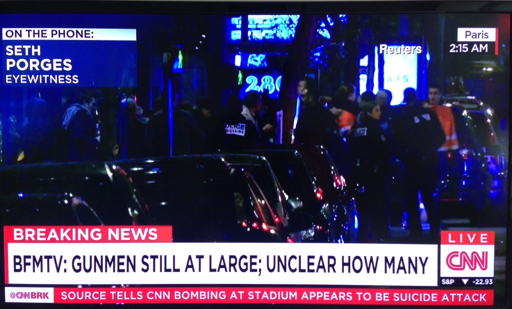 madhusoman's tweet photo. #ParisAttacked #SethPorges (eyewitness) makes for a solid reporter https://t.co/wSi6ZB3lBo