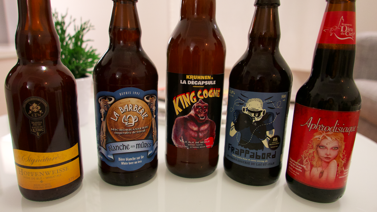 Chacun_sa_table's tweet photo. Des bières de microbrasseries québécoises en ce vendredi soir! 
https://t.co/Jp8w1xd8Xg https://t.co/5vLq1wGq0P