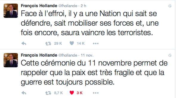 majeveroli's tweet photo. "La paix est très fragile" #NousSommeslaFrance #ElTerrorismoEsPorEleccionNoPorReligión https://t.co/FZRHXUhnLA