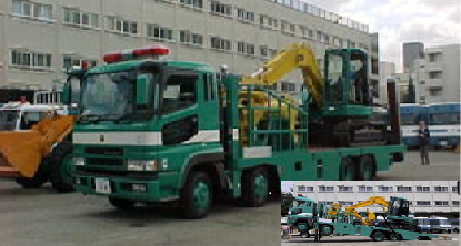 災害用車両紹介 パワーショベル搬送車 以前ご紹介した瓦礫排除用のパワーショベルを搬送するための車両です 東日本大震災では 主に岩手県で活動しました 警視庁警備部災害対策課 Scoopnest 災害用車両紹介 パワーショベル搬送車 以前ご紹介した瓦礫排除用のパワーショベルを搬送するための車両です 東日本大震災では 主に岩手県で活動しました 警視庁警備部災害対策課 Scoopnest