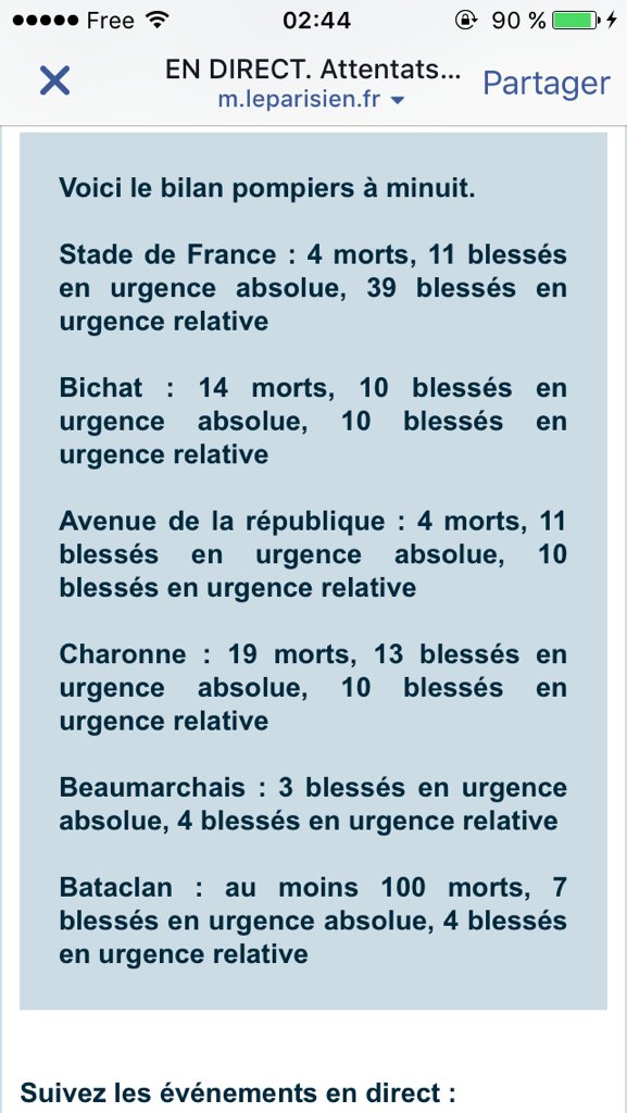 CfdKevin's tweet photo. #fusillade #ParisAttacks #ParisShooting https://t.co/Sk84rj2zFb
