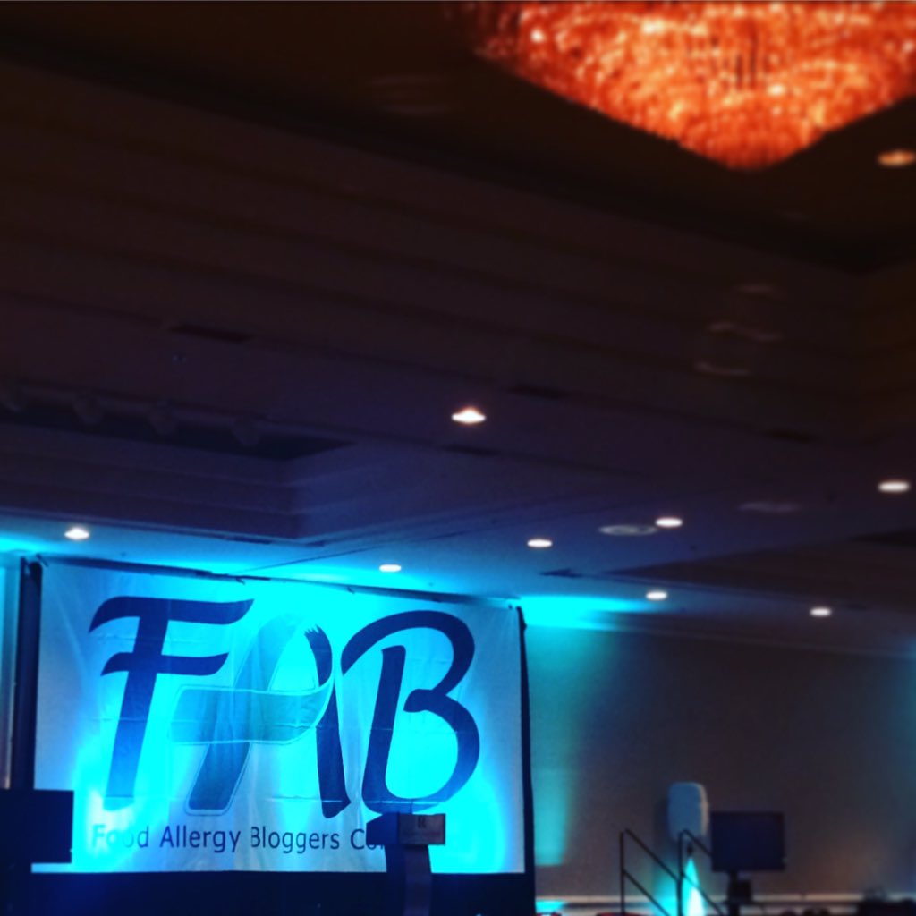 KayleeMPage's tweet photo. The stage is set for the opening reception @FABlogcon. #foodallergy https://t.co/scZRLM2xuG