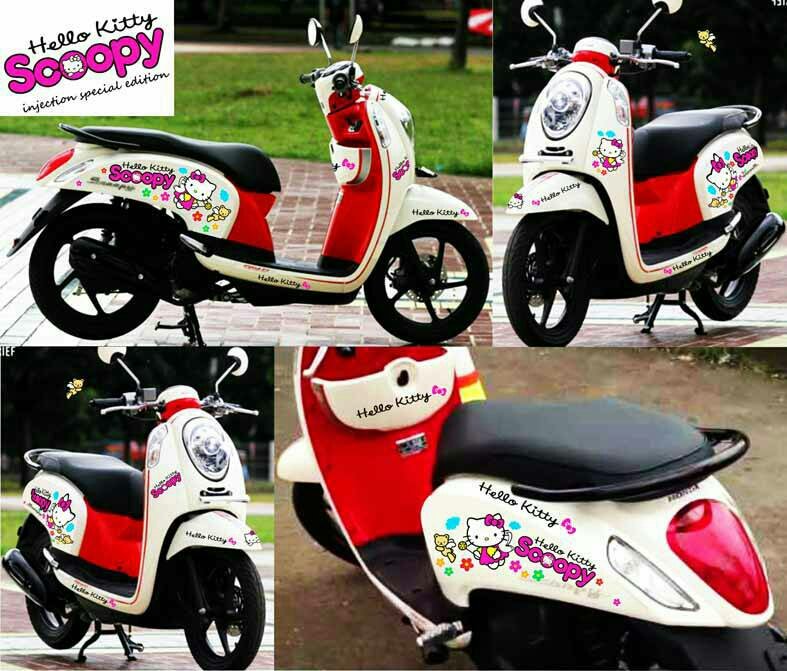 35 Terbaik Untuk  Gambar Stiker Hello Kitty Untuk Motor  