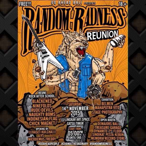 hari ini guys! <a href="/LingkarArtSpace/">lingkar_artspace</a> cc <a href="/Refuse_Distro/">Refuse Bali</a> <a href="/GoAheadBALI/">Random Radness BALI</a>