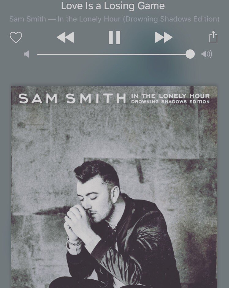 TheDanielSinger's tweet photo. Love is a losing game 🎈 #samsmith #AmyWinehouse #loveisalosinggame #amazing #beatiful #AppleMusic https://t.co/v5LrvKJQK0