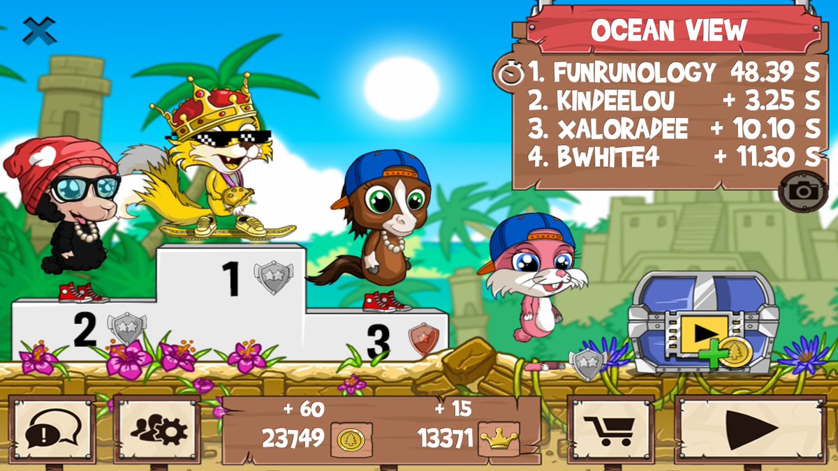 Funrunology's tweet photo. New best time! 😊#funrun2 #KindeeLou #xaloradee #Bwhite4 https://t.co/BnmFIy8hkv