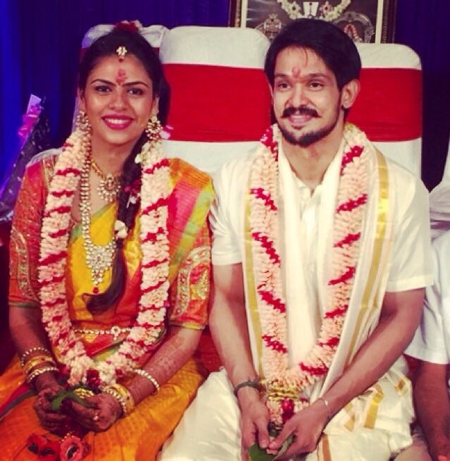 Brother of former film actress Devayani, actor Nakul got engaged to Sruti B...