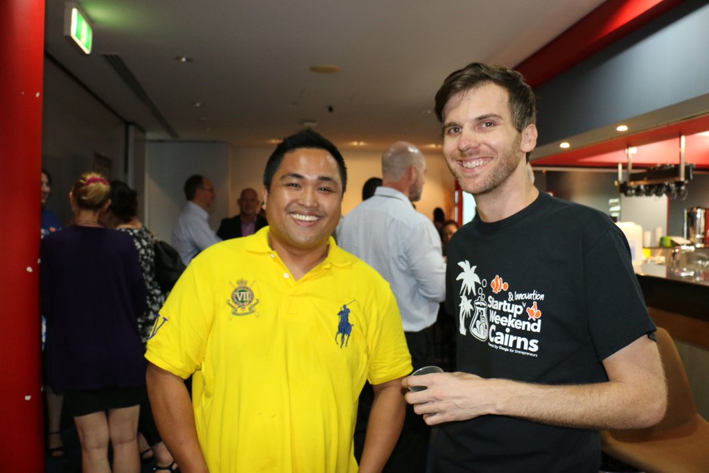jeffreyrufino's tweet photo. Brian and I at Startup Weekend Cairns! #swcairns. Photography Credit : Christine Ryan https://t.co/hcz1vhj5eI