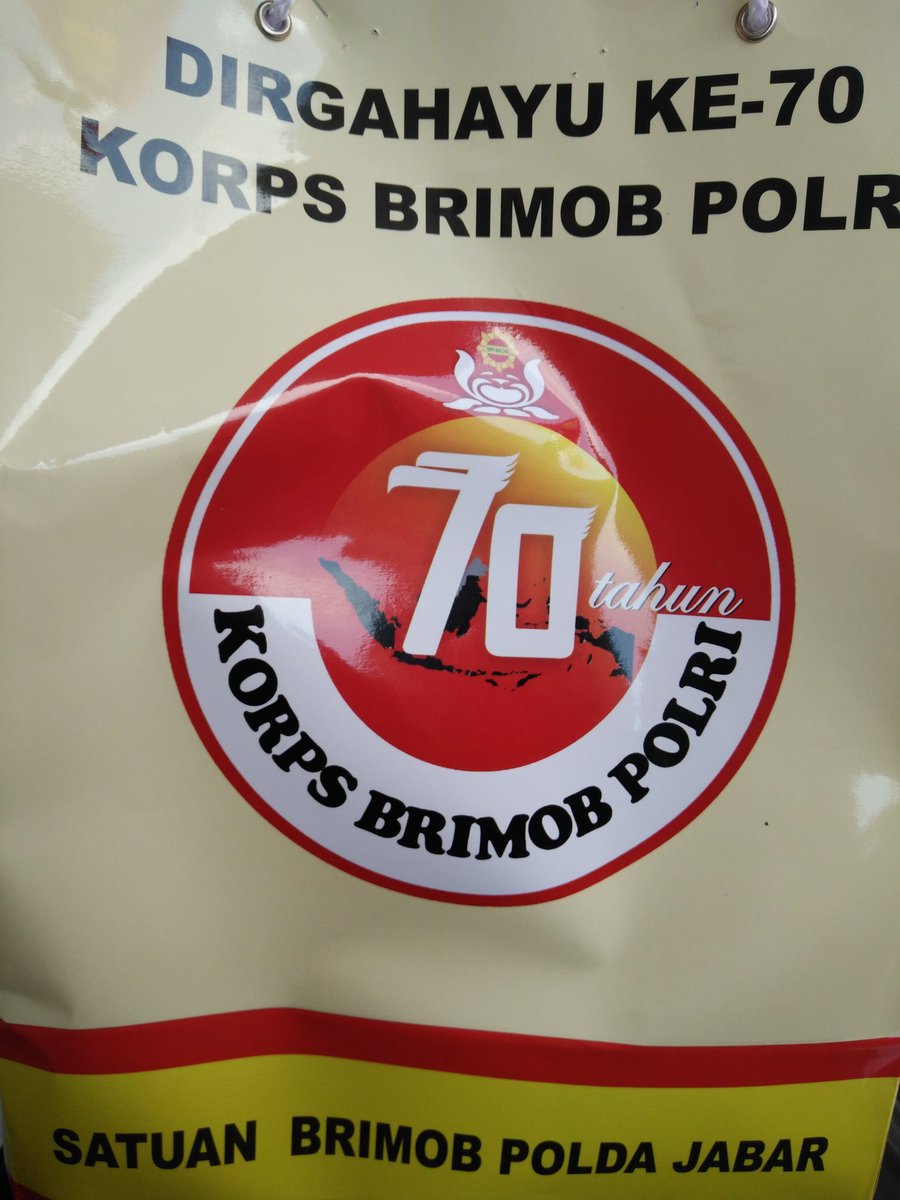 Selamat ulang tahun ke 70 korps brimob polri