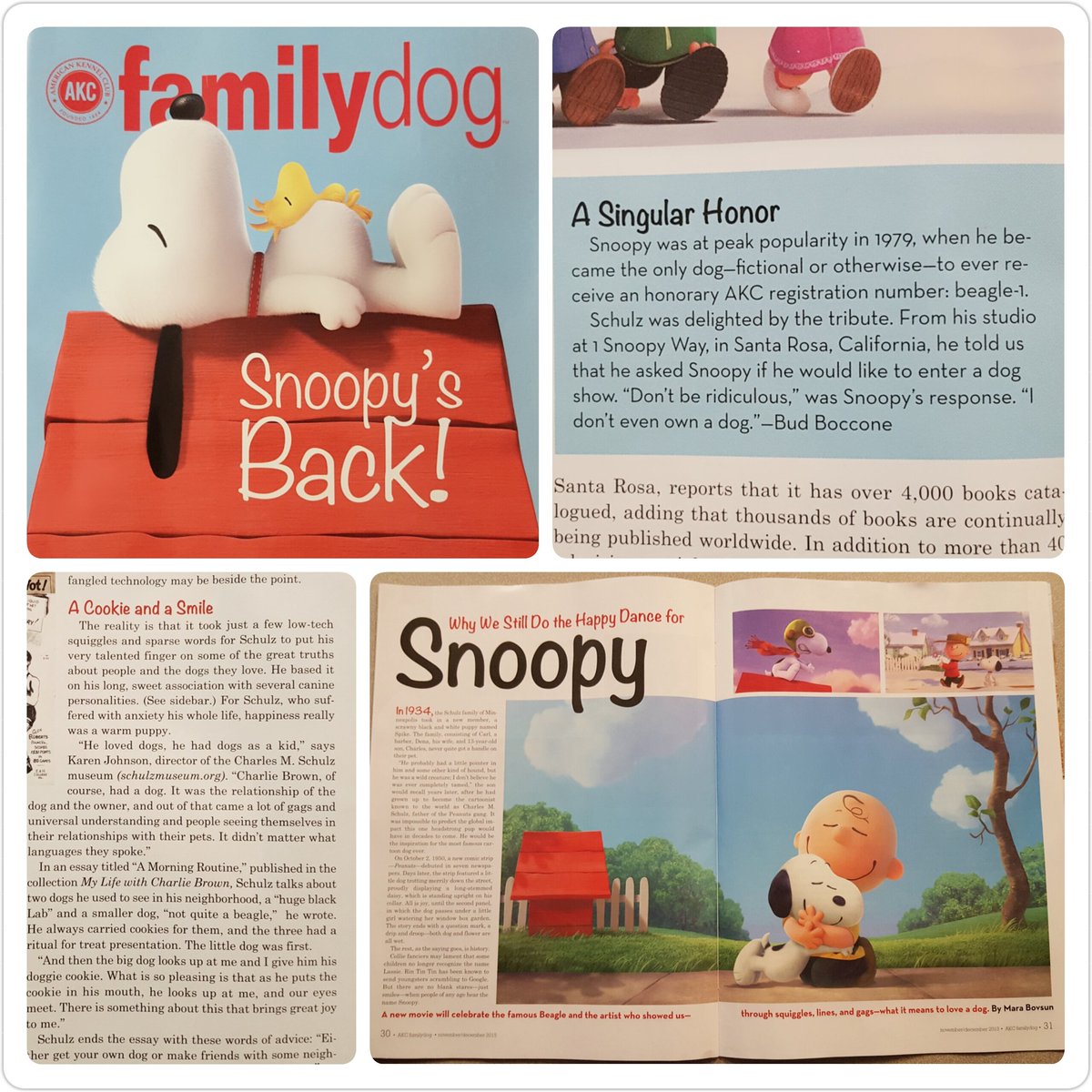 ShariW54's tweet photo. This makes me sooo happy

#Peanuts #Snoopy #happinessisawarmpuppy https://t.co/gnDOxfdcyg