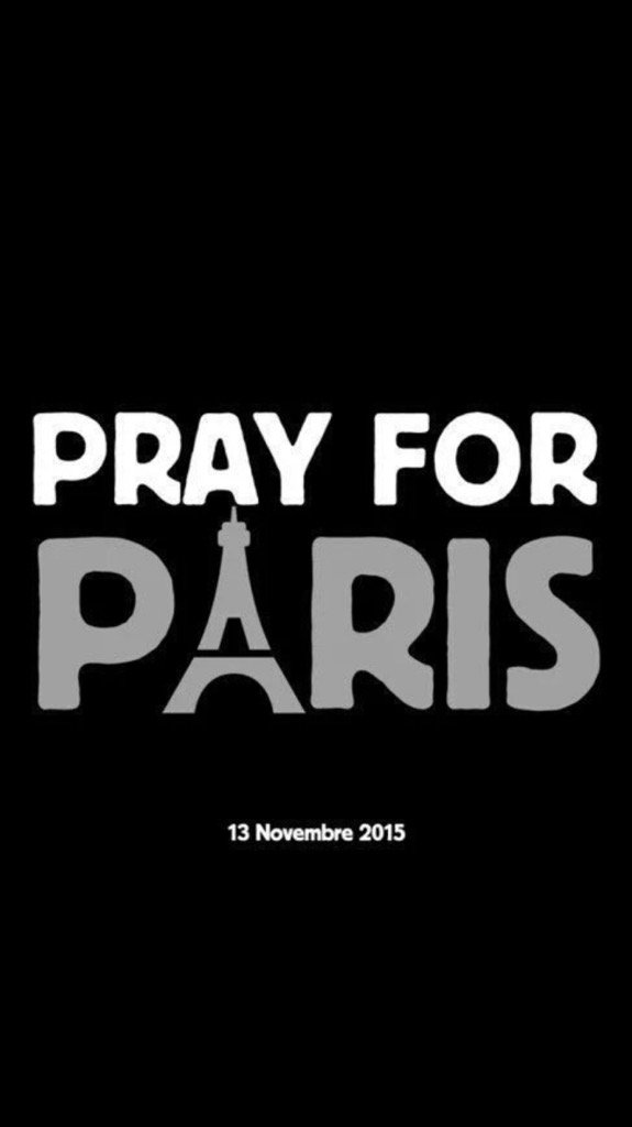 This should not trigger you to breed intolerance. This should give you the impetus to breed humanity. #PrayForParis
