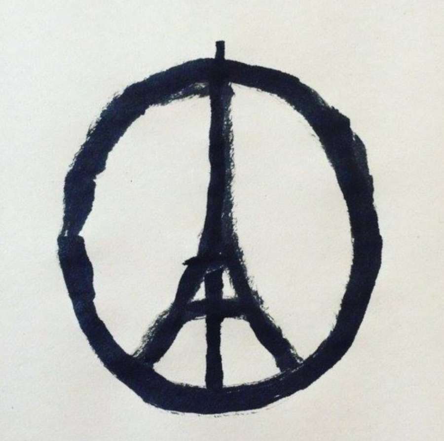 antena3com's tweet photo. Las redes sociales se vuelcan tras la masacre en París con mensajes llenos de simbología ▶ https://t.co/ohu3z0bNbf https://t.co/6gfpzIpl7j