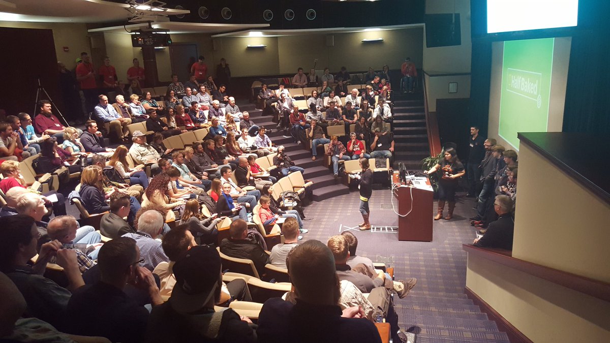 RyanSArnold's tweet photo. Right on #Spokane.  Sold out @swspokane happening right now.  #SpoSW #startups https://t.co/Qk6XphdBli