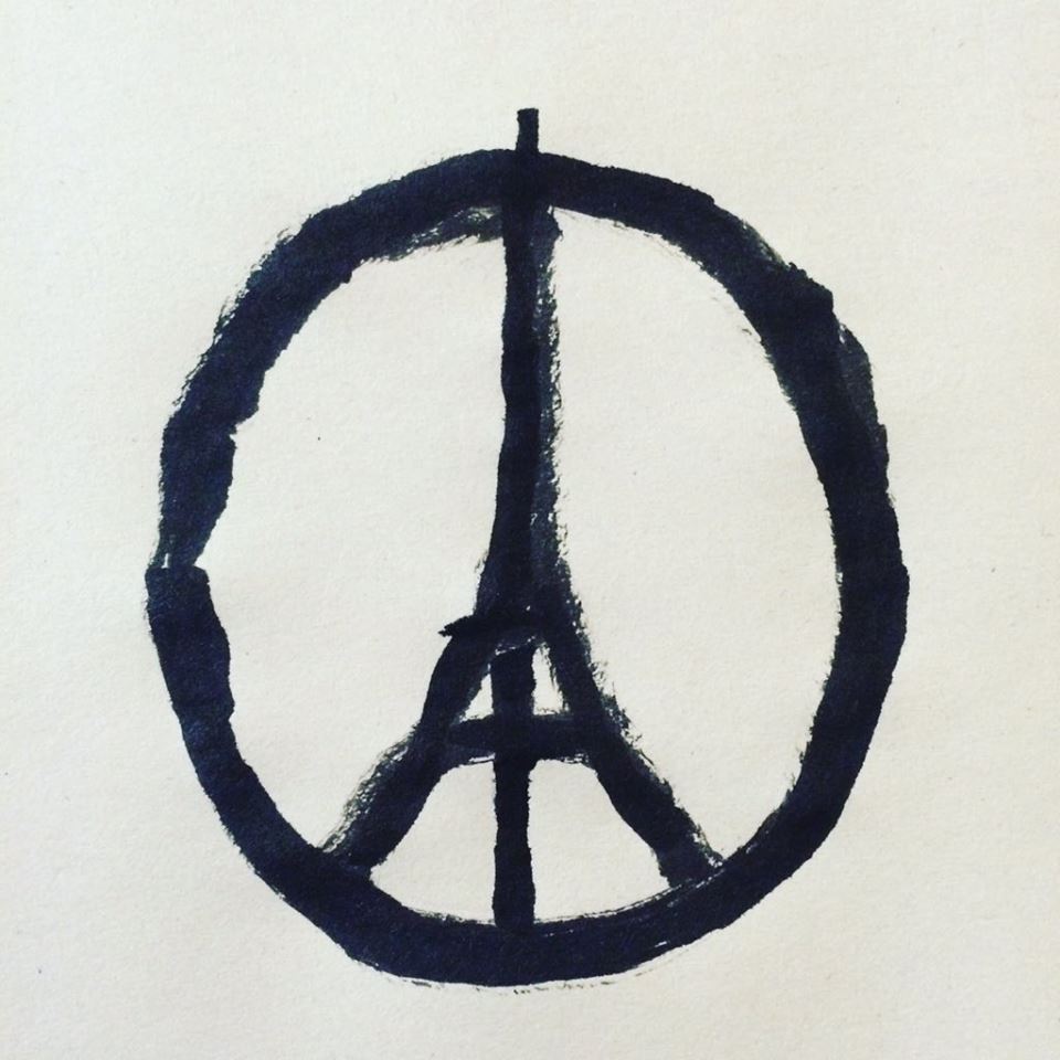 Our hearts and thoughts are with our partners and the people in #Paris.