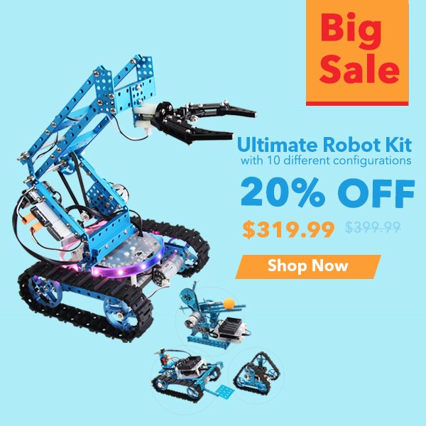 Warming up! Makeblock Ultimate 20% OFF since Nov. 15th, time-limited, are you ready? buff.ly/1kTTqJO #sales