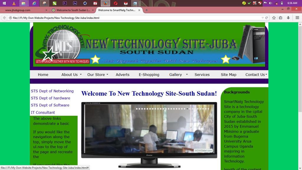 NewTechSS's tweet photo. Our website works We are working on! https://t.co/837ybrd2VS