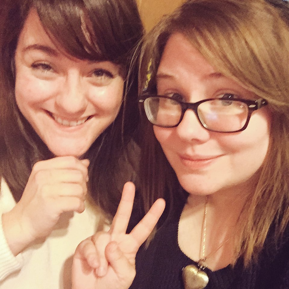 BrittanyLaudaVO's tweet photo. QT time with @NatalieHooverVO <3 we ate my first delicious BBQ foods #foodisfriendship #texas #funtiems https://t.co/7rJQw7gbot