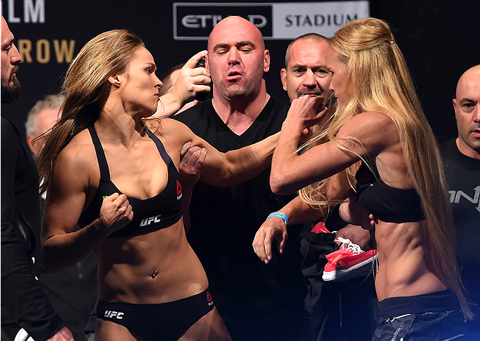 Ufc Japan Ar Twitter Ufc 193の公式計量でロンダ ラウジーとホーリー ホルムがヒートアップ 本映像で見応え満載の公式計量を振り返ろう Https T Co J7rj3ldp6r Ufcメルボルン Https T Co Livbludmc7