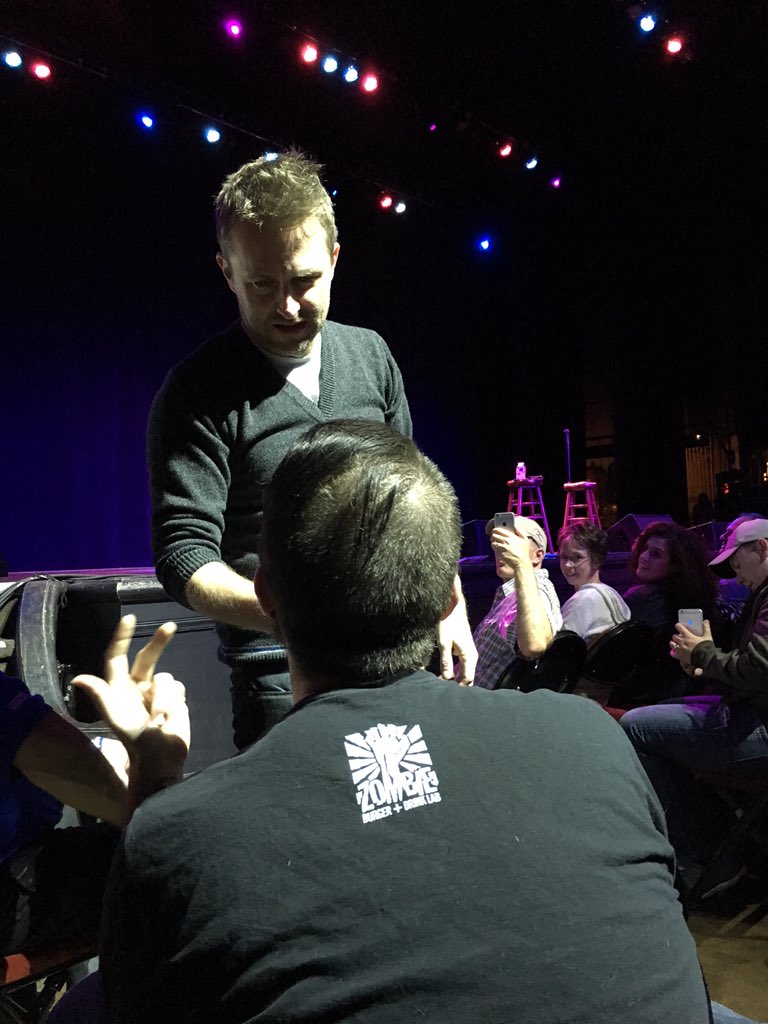 reedusaddict's tweet photo. @hardwick standing right in front of me!! Had so much fun watching him tonight!! #funcomfortabletour https://t.co/PLXj9Y8Tdi